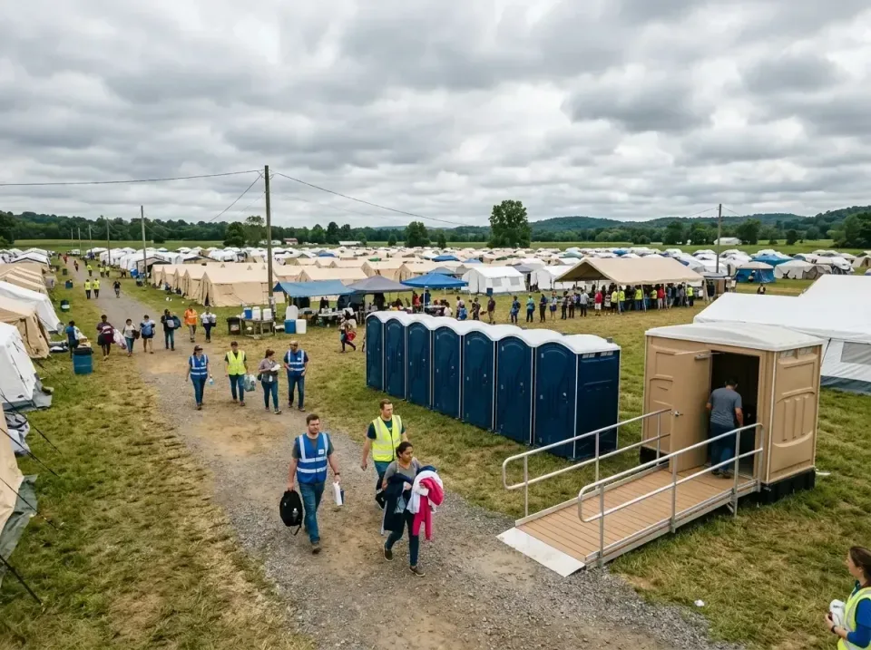 disaster-relief-camp-restrooms-010 — frequently asked questions, Dumpster & Portable Bathrooms Rental in Marion, AR